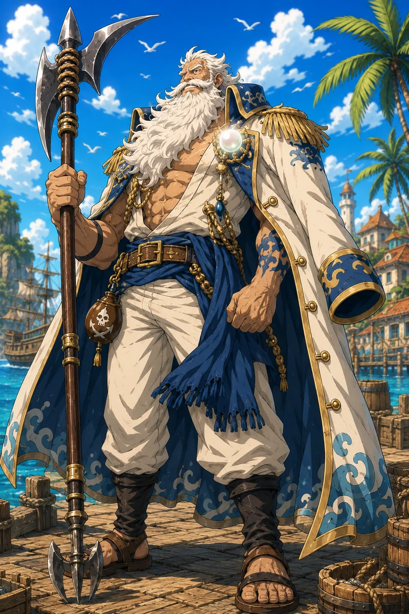 Capitán Barba Clara · retrato ilustrado